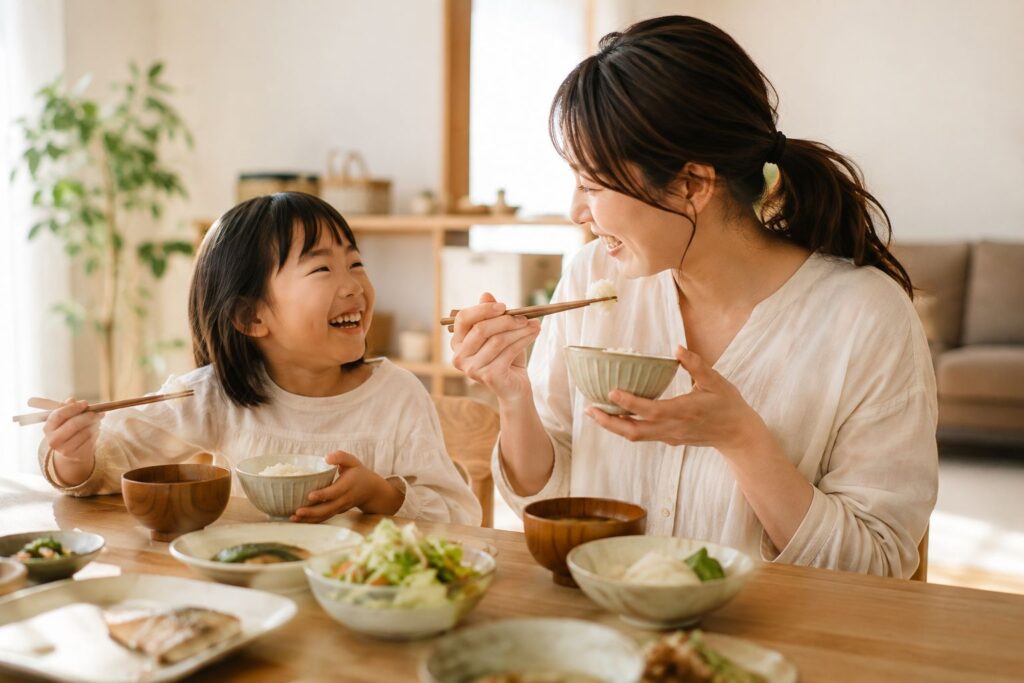 ゆるく続ける日常の食卓イメージ
