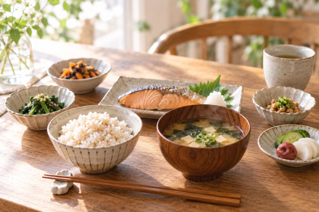 ゆるく続ける日常の食卓イメージ