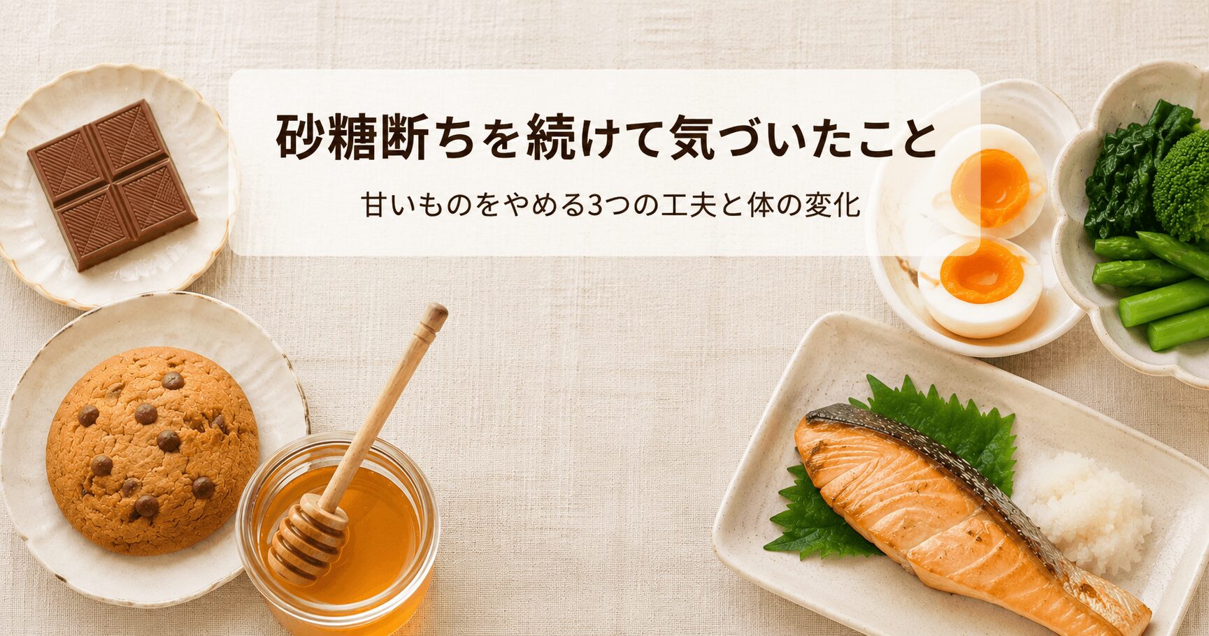砂糖断ちを続けて気づいたこと
